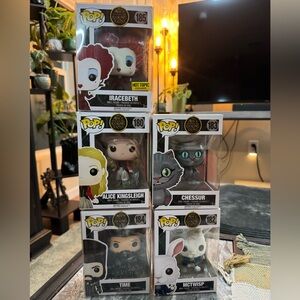 Hot Topic Exclusive Alice Through the Looking Glass Funko Pop Set